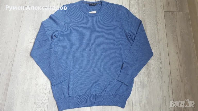 Чисто нов син мъжки пуловер LC WAIKIKI BASIC размер L , снимка 1