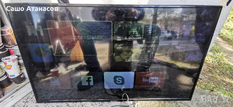 SANG LE-43UA15 ( SmartTech LE-4319NUDSA22 ) с дефектна матрица ,TP.MT5522S.PC822 ,DCBDP-C260A_02, снимка 1