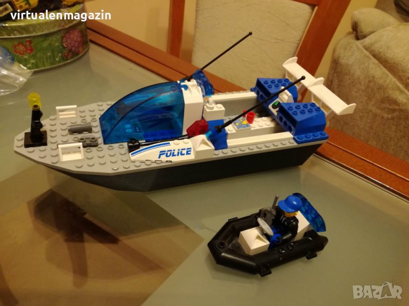 Конструктор Лего - модел LEGO 4 Juniors 4669 - Turbo-charged Police Boat, снимка 1