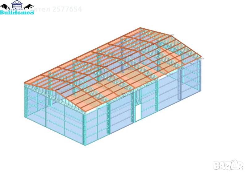 ЛИЗИНГ - Халета, Хале, Магазини, Магазин, Складове 190м2-10м х 19м х 4, снимка 1