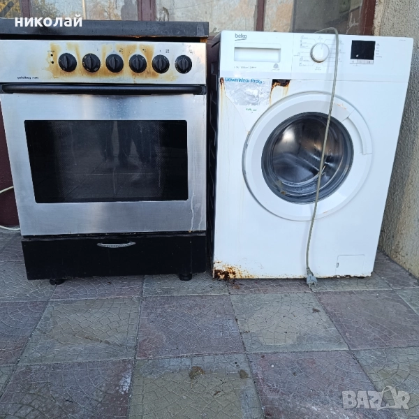 Продават се . Печката е Превилег и работи! Пералнята е за смяна на моторче за изхвърляне на водата., снимка 1