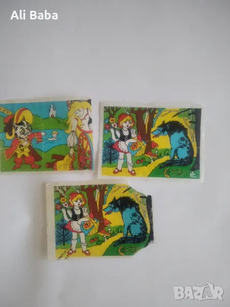 Лот Картинки от дъвки Идеал Приказки, снимка 1