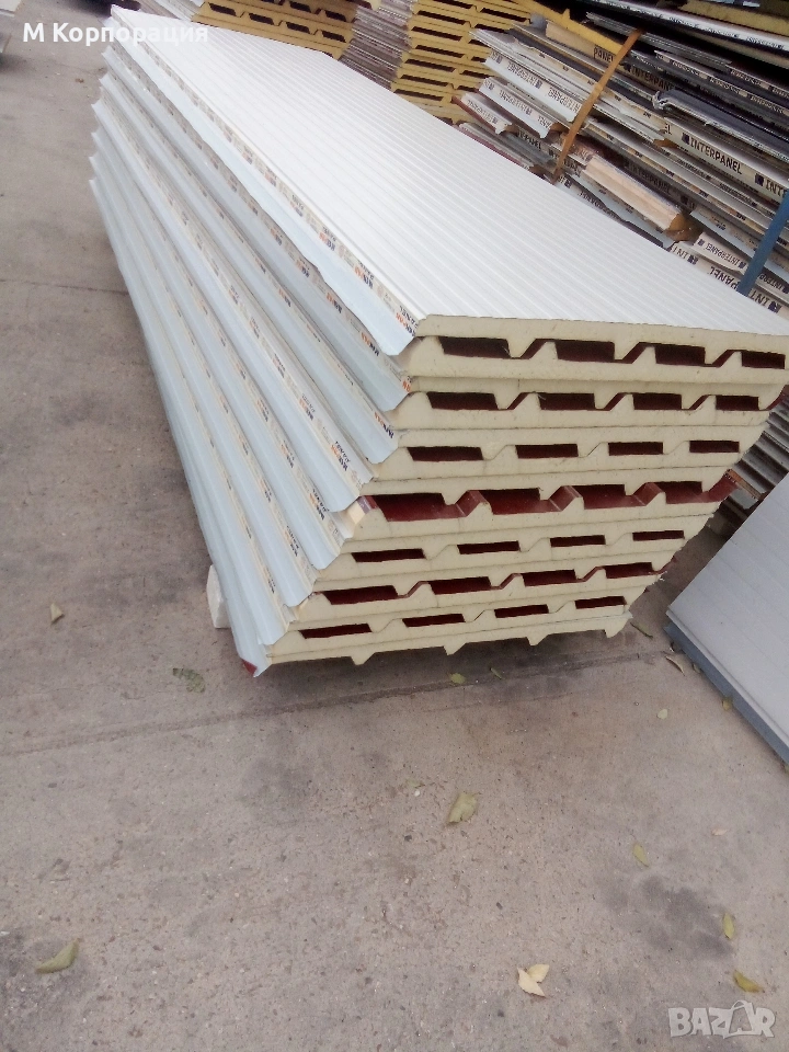 Сандвич панели за изграждане на стени и покриви дебелина 4 сантиметра, снимка 1