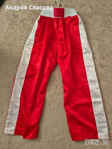 SZ Fighters – Панталони за карате и Кикбокс Classic – Red

, снимка 1