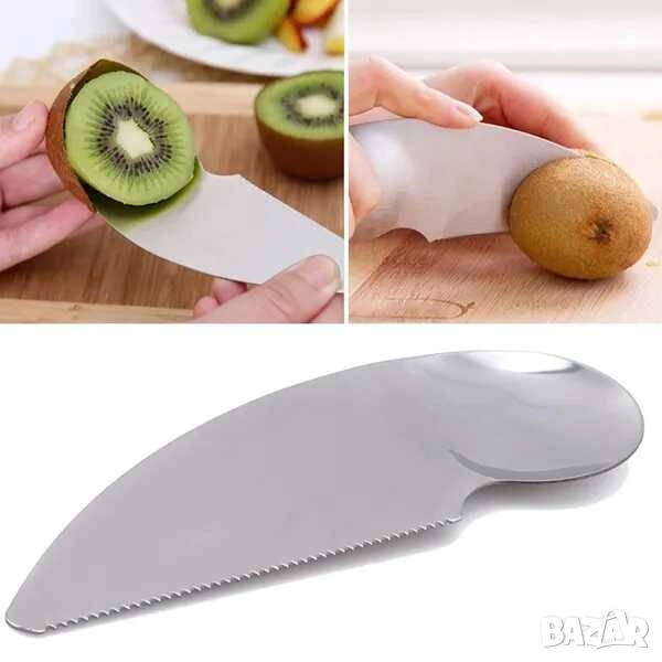 Уред за почистване и рязане на киви 2 в 1, Нераждаема стомана, снимка 1