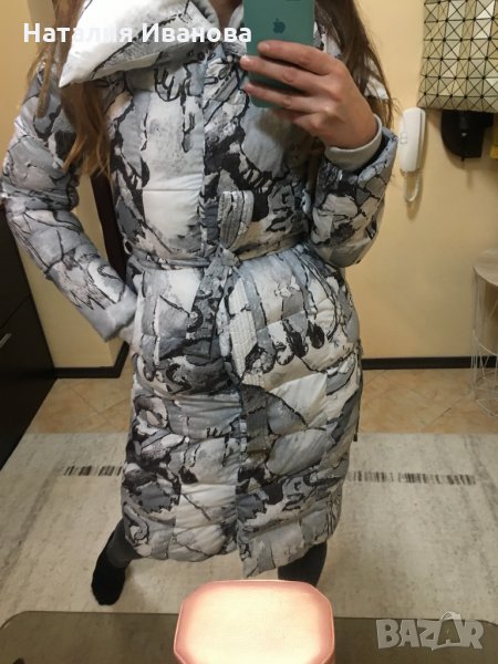 Зимно шушляково яке с качулка, снимка 1