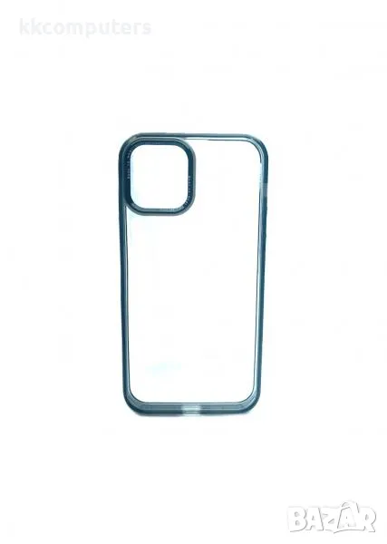 Калъф силикон прозрачен / Черна рамка / за iPhone 15 Plus 6.7 Баркод : 3128587, снимка 1