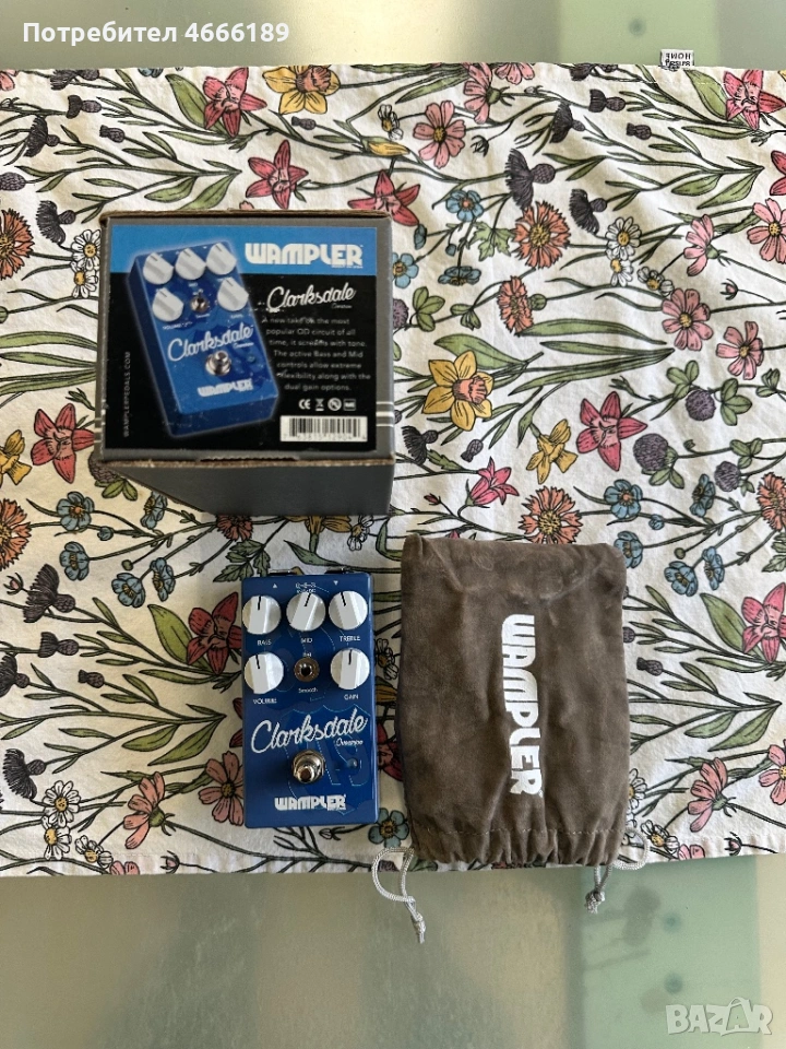 Ефект за китара WAMPLER CLARKSDALE DELTA OVERDRIVE, снимка 1