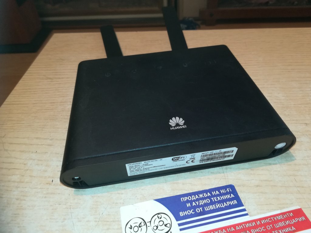 4G A1 Huawei b-310s-22-рутер за сим карта с 2 антени+адаптер в Рутери в гр.  Видин - ID30219041 — Bazar.bg