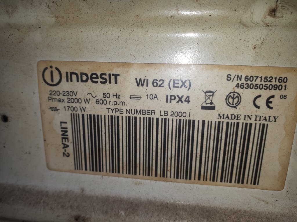 Продавам пералня Indesit WI 62 на части в Перални в гр. Благоевград -  ID30414771 — Bazar.bg