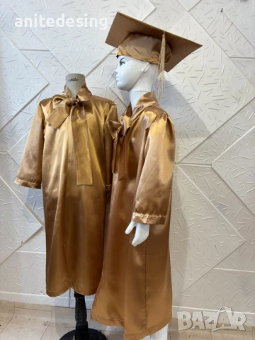 Тога и шапка за завършване на детска градина, снимка 8 - Детски рокли и поли - 53937306