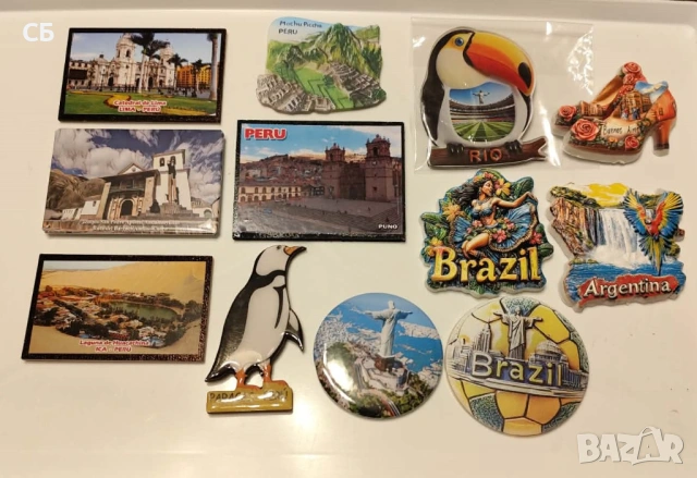 Магнити за хладилник от Европа, Азия, Африка и Южна Америка, снимка 6 - Колекции - 52236849