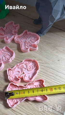 🐾 Комплект формички за сладки "Пес Патрул" (PAW Patrol) – 6 броя, снимка 7 - Форми - 54224818