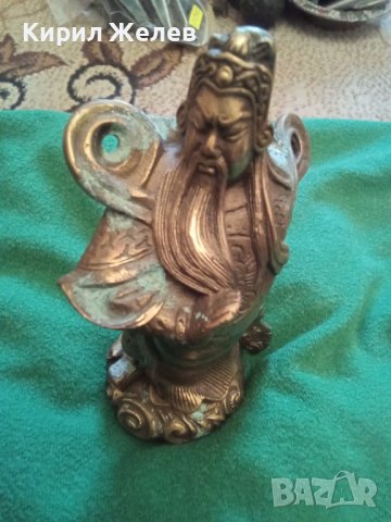 Стара бронзова фигурка голяма  33954, снимка 10 - Колекции - 38815608