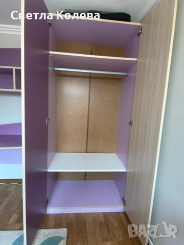 Секция, бюро, гардероб , снимка 2 - Секции и витрини - 51780422