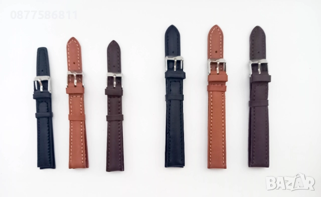 НОВА ЛУКСОЗНА БЕЖОВА КАИШКА ЗА ЧАСОВНИК ОТ ЕСТЕСТВЕНА КОЖА. БЕЖОВО КАИШКИ ЗА ЧАСОВНИЦИ. ТЕЛЕСЕН ЦВЯТ, снимка 7 - Каишки за часовници - 51612170