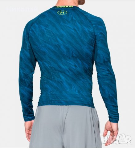 Under  Armour Printed Long Sleeve Compression Shirt , снимка 12 - Спортни дрехи, екипи - 29952192