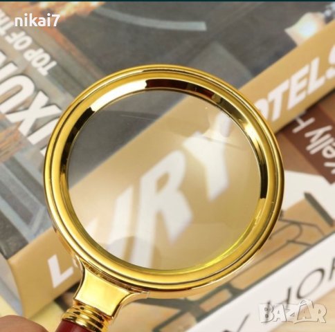 стъклена лупа оптично увеличение четене разглеждане висока яснота X10, снимка 9 - Други - 42103223