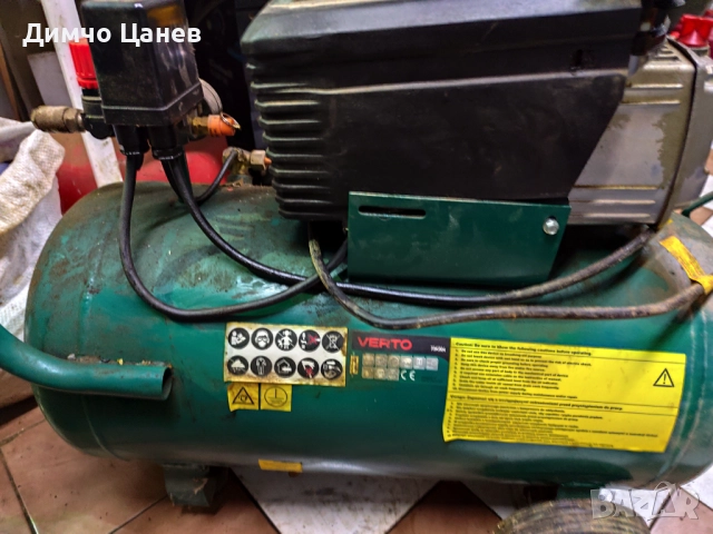 Продавам компресор 50 л. , снимка 2 - Компресори - 52777337