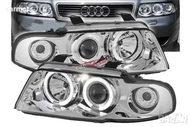 Кристални фарове ANGEL EYES за Audi A4 B5 (1995-1998)