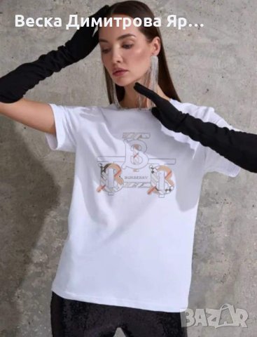 Дамска тениска памук
, снимка 2 - Тениски - 44421084
