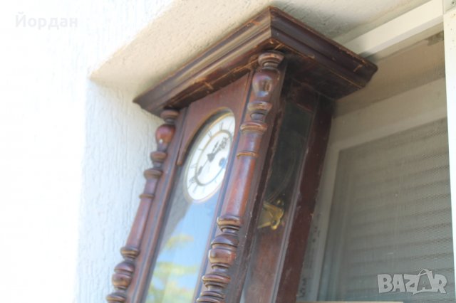 Немски стенен часовник Густав Бекер , снимка 5 - Антикварни и старинни предмети - 37365651