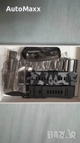 Смарт часовник AMYMAT K61 Pro Big Square, AMOLED 1.96 Inch Military, снимка 3 - Мъжки - 50869441