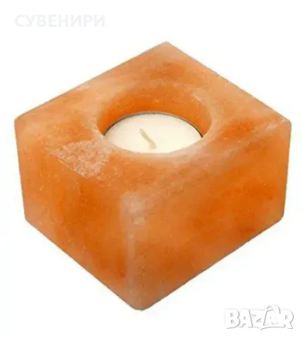 Свещник от хималайска сол 