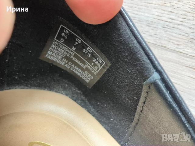 Clarks естествена кожа, неразличими от нови, снимка 3 - Дамски обувки на ток - 54187863
