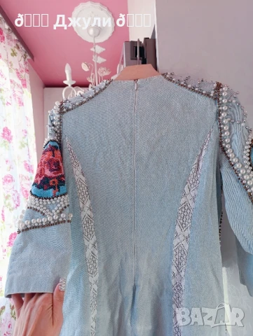 Рокля уникат на Balmain, снимка 13 - Рокли - 51103551