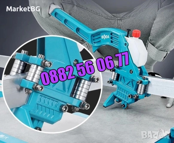 Релсова машина за рязане на плочки с лазер 1200 мм с 2 бр. ножчета, снимка 3 - Други инструменти - 53266174