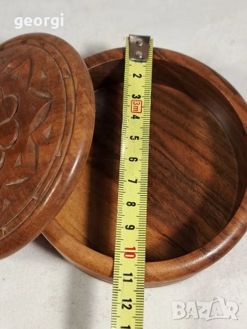 дърворезбована дървена кутия за бижута    23/2, снимка 5 - Декорация за дома - 48184260