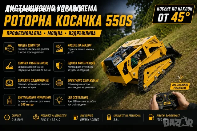 КОСАЧКА-МУЛЧЕР MY-550S, снимка 3 - Градинска техника - 56060353