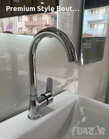 Електрически хромиран смесител с моментално загряване на водата и LCD екран - винаги топла вода, снимка 2 - Друга електроника - 53891301