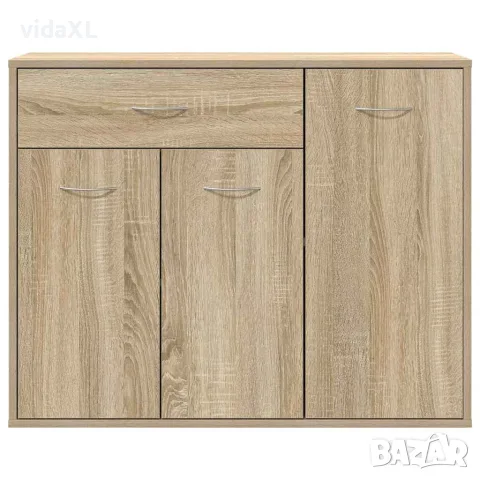 vidaXL Бюфет, дъб сонома, 88x30x70 см, инженерно дърво, снимка 5 - Бюфети - 56147763