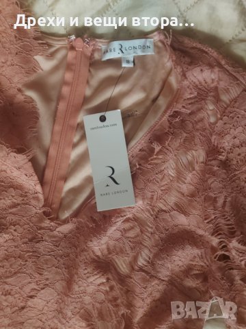 НАМАЛЕНА Дамска рокля Rare London 20 ЛВ, снимка 4 - Рокли - 38310474