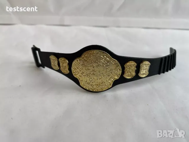Шампионски колан пояс WWE World Heavyweight Championship световната титла в кеча WWF WCW WWE, снимка 11 - Фигурки - 48495468