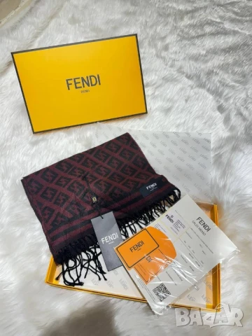 шал в  кутия gucci emporio armani fendi , снимка 13 - Шалове - 50746826