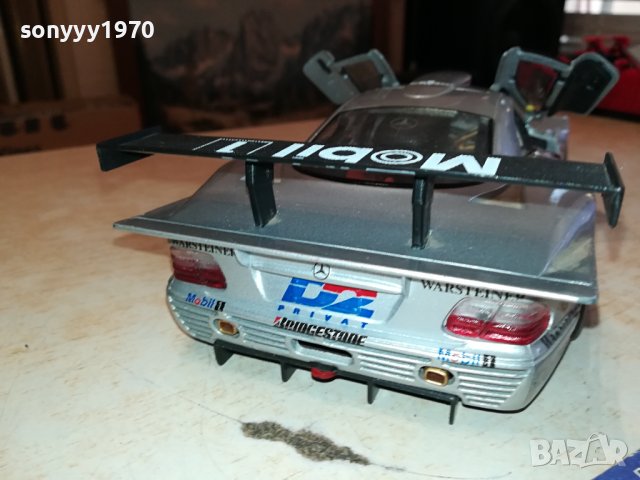 mercedes clk gtr le mans-1/18 METAL CAR 0111230910, снимка 7 - Колекции - 42803030