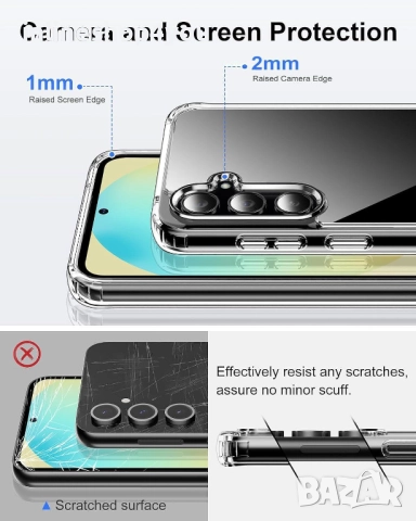 Прозрачен Кейс SPACE CASE за Samsung Galaxy S25 FE, снимка 2 - Калъфи, кейсове - 51896088