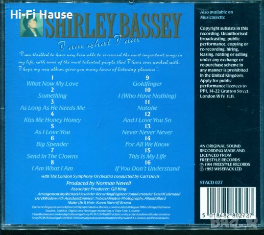 Shirley Bassey-I am what  iam, снимка 2 - CD дискове - 37710381