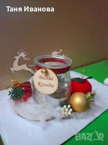Ръчно изработени коледни сувенири, снимка 11 - Декорация за дома - 52789074