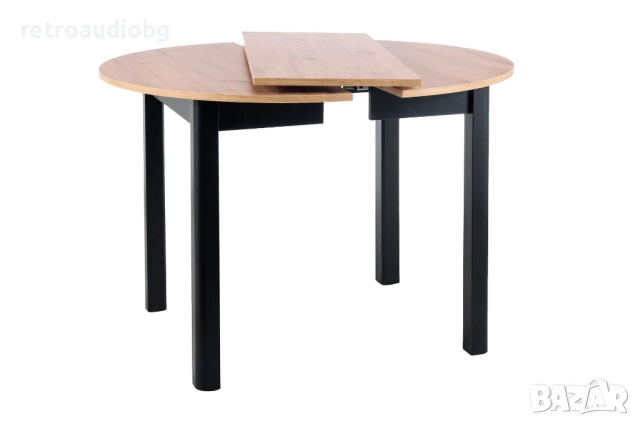 Разтегателна трапезна маса Данте 102-144x102, снимка 5 - Маси - 52822661