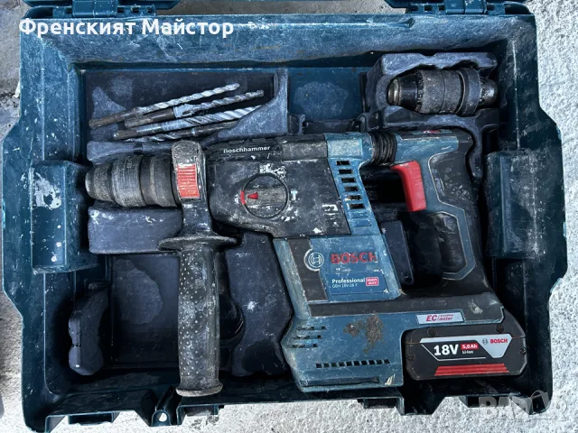 Акумулаторен перфоратор Bosch GBH 18V-26 F (пълен комплект), снимка 2 - Перфоратори - 56216211