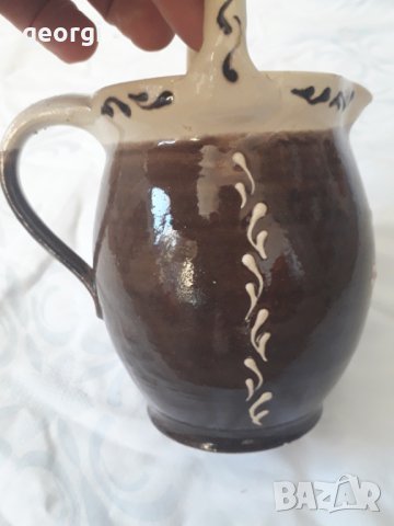Немска керамична ваза делва ръчна изработка , снимка 4 - Колекции - 31314208