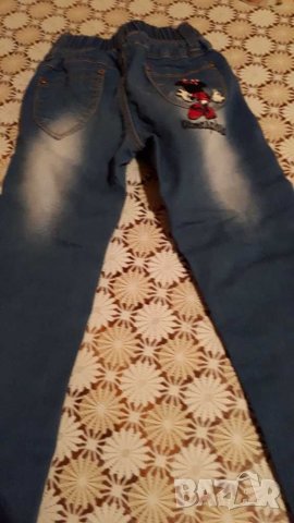 Дънки с мини за момиче, снимка 2 - Детски панталони и дънки - 30966143