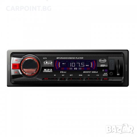 РАДИО MP3 ПЛЕЪР ЗА КОЛА ZAPPIN USB SD AUX LCD DISPLAY 1236 1К, снимка 1