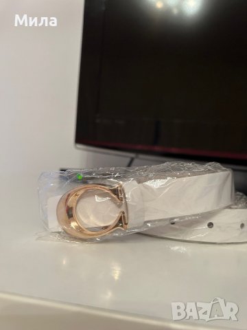 Колан бял Coach, снимка 1