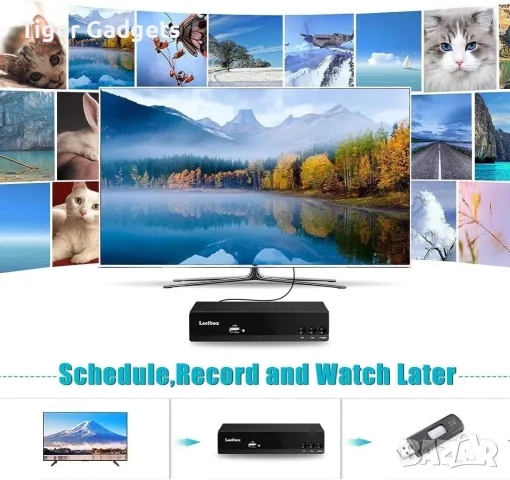 Leelbox T2 DVB-T2 приемник H.265 HEVC 10-bit – Full HD 1080p, PVR, USB, снимка 8 - Приемници и антени - 56016205