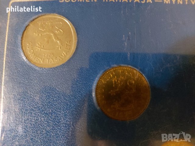 Финландия 1975 - Комплектен сет от 7 монети, снимка 3 - Нумизматика и бонистика - 37792264